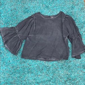 Hollister 3/4 bell sleeve top